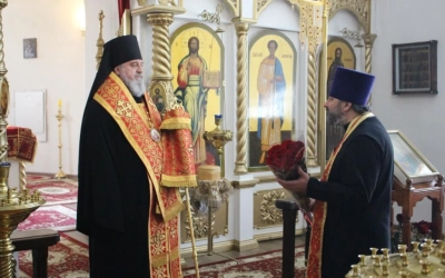 Божественная литургия в Введенском храме г. Вязьмы