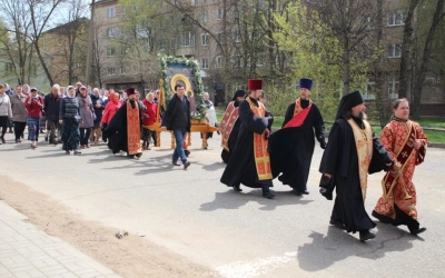 Божественная литургия в Введенском храме г. Вязьмы