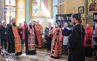 Божественная литургия в Введенском храме г. Вязьмы