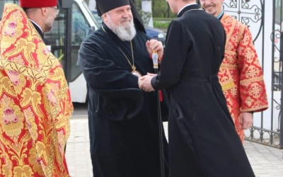 Преосвященнейший Епископ Сергий возглавил Вечерню в Спасо-Преображенском храме г. Вязьмы