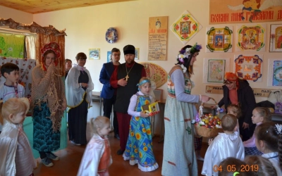 Пасхальный утренник в Воскресной школе села Карманово
