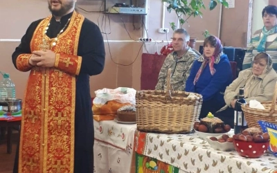 Пасха Христова в деревне Акатово
