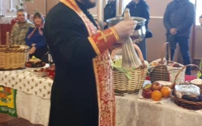 Пасха Христова в деревне Акатово
