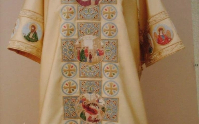 Первые плоды золотошвейной мастерской г. Гагарина