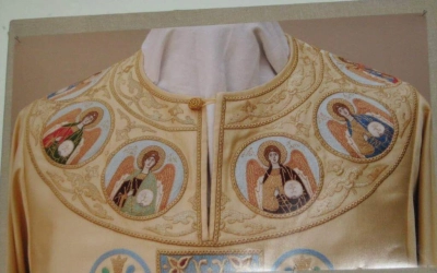 Первые плоды золотошвейной мастерской г. Гагарина