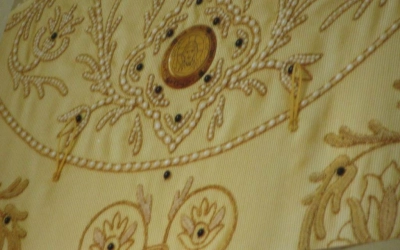 Первые плоды золотошвейной мастерской г. Гагарина