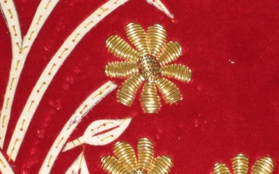 Первые плоды золотошвейной мастерской г. Гагарина