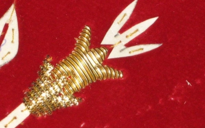 Первые плоды золотошвейной мастерской г. Гагарина