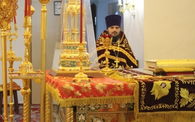 Епископ Сергий совершил Божественную литургию в день Победы