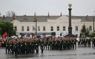 Преосвященнейший Епископ Сергий принял участие в параде Победы
