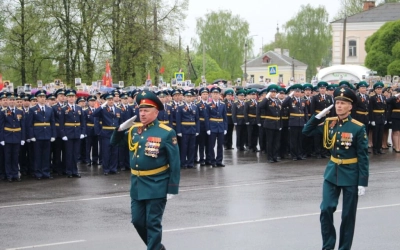 Преосвященнейший Епископ Сергий принял участие в параде Победы