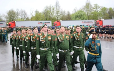 Преосвященнейший Епископ Сергий принял участие в параде Победы