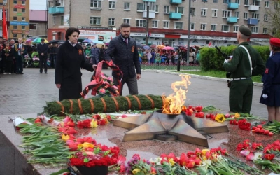 Преосвященнейший Епископ Сергий принял участие в параде Победы