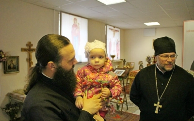 Архипастырь встретился с семьёй погорельцев