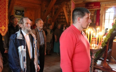 Престольный праздник в храме Бориса и Глеба села Борисоглебское Сычёвского района