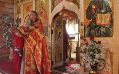 Престольный праздник в храме Бориса и Глеба села Борисоглебское Сычёвского района