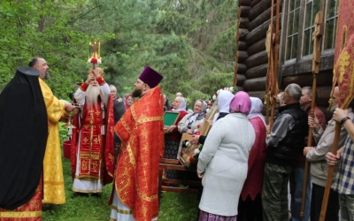 Престольный праздник в храме Бориса и Глеба села Борисоглебское Сычёвского района