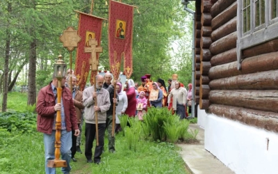 Престольный праздник в храме Бориса и Глеба села Борисоглебское Сычёвского района