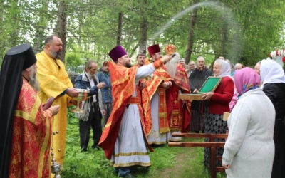 Престольный праздник в храме Бориса и Глеба села Борисоглебское Сычёвского района