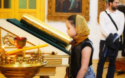 Преосвященнейший Епископ Сергий возглавил Всенощное бдение накануне Недели 4-й по Пасхе, о расслабле