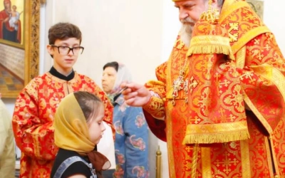 Преосвященнейший Епископ Сергий возглавил Всенощное бдение накануне Недели 4-й по Пасхе, о расслабле