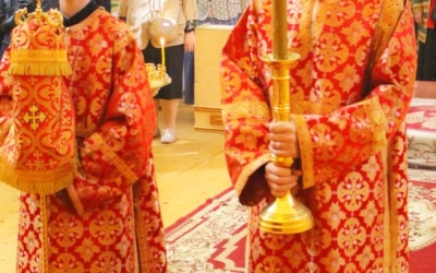 Епископ Сергий возглавил Божественную литургию в Свято-Троицком кафедральном соборе