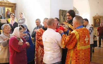 Епископ Сергий возглавил Божественную литургию в Свято-Троицком кафедральном соборе