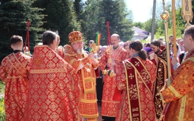 Епископ Сергий возглавил Божественную литургию в Свято-Троицком кафедральном соборе