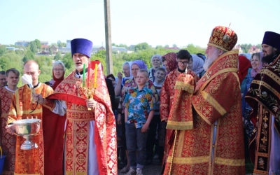 Епископ Сергий возглавил Божественную литургию в Свято-Троицком кафедральном соборе