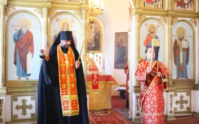 Епископ Сергий возглавил Всенощное бдение