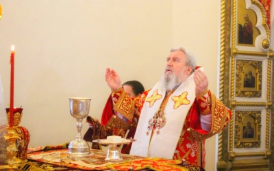 В день памяти Святителя Николая Чудотворца епископ Сергий возглавил Божественную Литургию