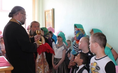 причастие воспитанников детского дома