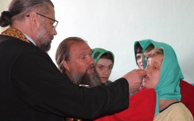 причастие воспитанников детского дома