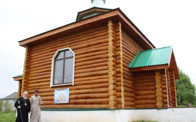 Преосвященный Епископ Сергий посетил с Архипастырским визитом храм-часовню прп. Сергия Радонежского