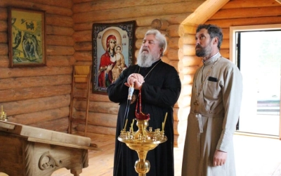 Преосвященный Епископ Сергий посетил с Архипастырским визитом храм-часовню прп. Сергия Радонежского