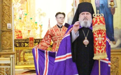 Епископ Сергий возглавил Всенощное бдение накануне Недели 5-й по Пасхе