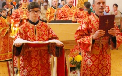 Епископ Сергий возглавил Божественную литургию в Свято-Троицком кафедральном соборе