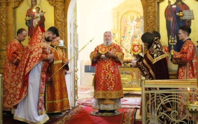 Епископ Сергий возглавил Божественную литургию в Свято-Троицком кафедральном соборе