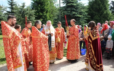 Епископ Сергий возглавил Божественную литургию в Свято-Троицком кафедральном соборе