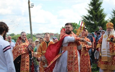 Епископ Сергий возглавил Божественную литургию в Свято-Троицком кафедральном соборе