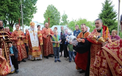 Епископ Сергий возглавил Божественную литургию в Свято-Троицком кафедральном соборе