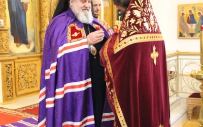 Епископ Сергий возглавил Божественную литургию в Свято-Троицком кафедральном соборе