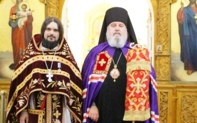 Епископ Сергий возглавил Божественную литургию в Свято-Троицком кафедральном соборе