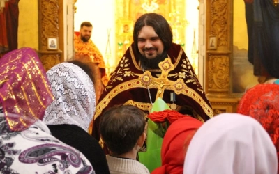 Епископ Сергий возглавил Божественную литургию в Свято-Троицком кафедральном соборе