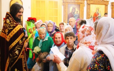 Епископ Сергий возглавил Божественную литургию в Свято-Троицком кафедральном соборе