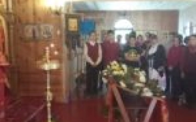 Молебен перед началом выпускных экзаменов