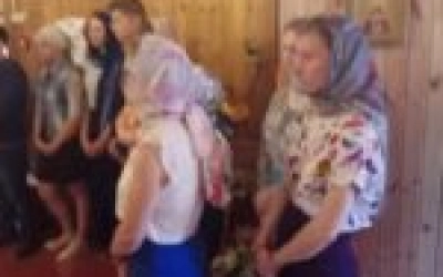 Молебен перед началом выпускных экзаменов