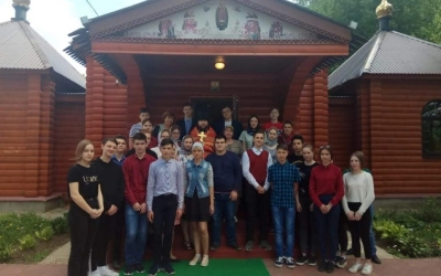 Молебен перед началом выпускных экзаменов