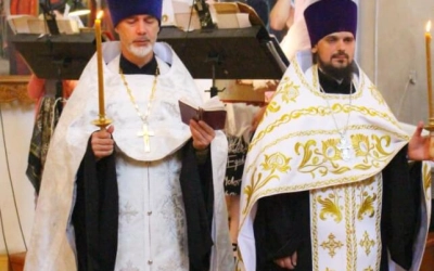 Епископ Сергий возглавил Всенощное бдение накануне двунадесятого праздника Вознесения Господня