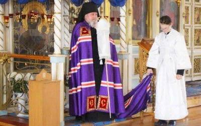 Епископ Сергий возглавил Всенощное бдение накануне Недели 7-й по Пасхе